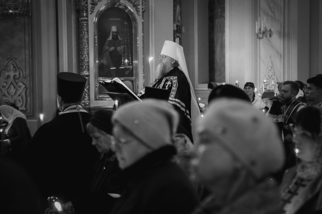 Великое повечерие с чтением покаянного канона прп. Андрея Критского